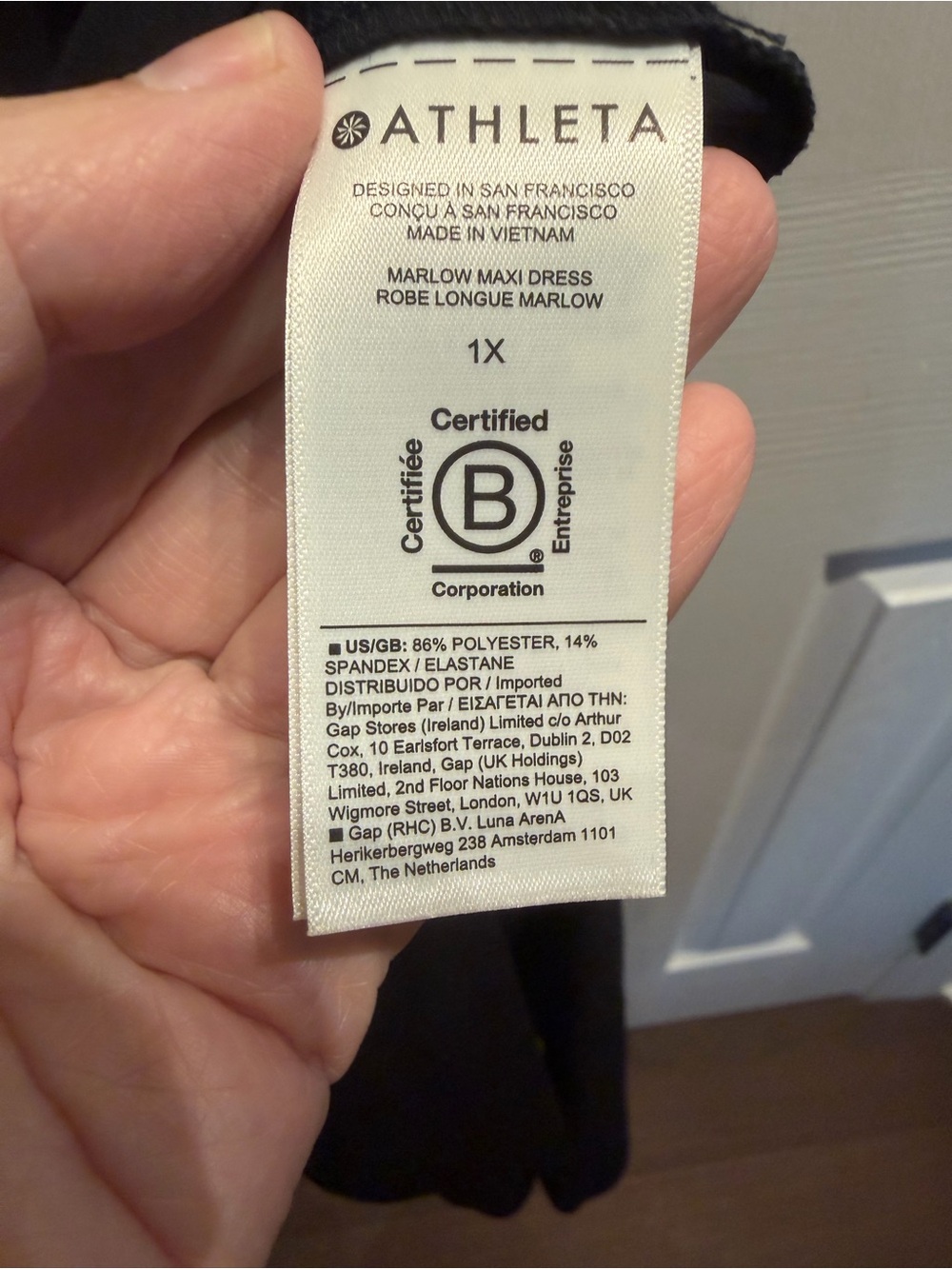 Athleta Marlow Black Sleeveless V-Neck Maxi Dress with Side Slits - Picture 14 of 15